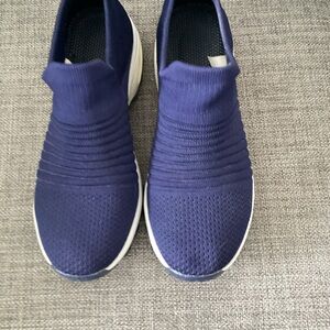 Navy Slip-On Sneakers